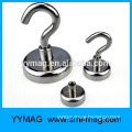 Online sale Dia25 22kg neodymium magnet hook